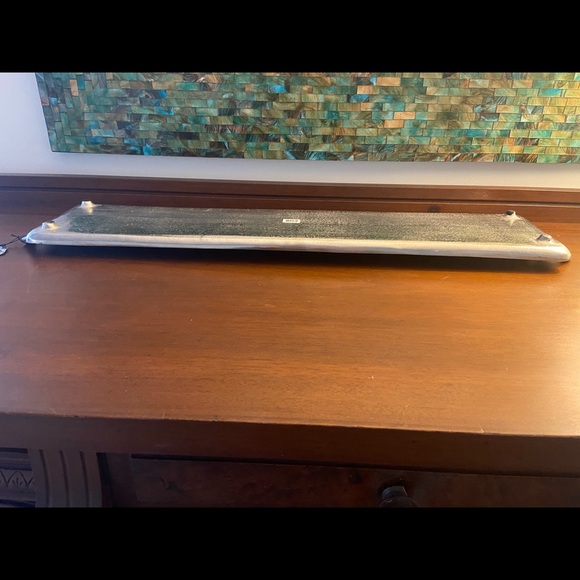 Home Essentials Half Engraved Silver Tray - Picture 11 of 14